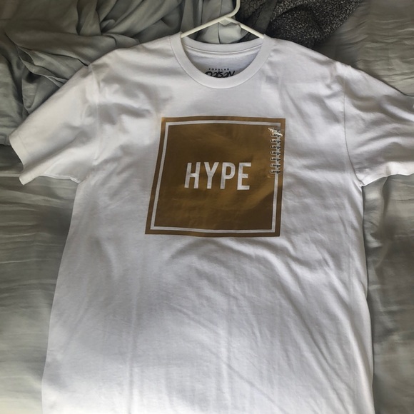 Other - White with gold HYPE tee shirt